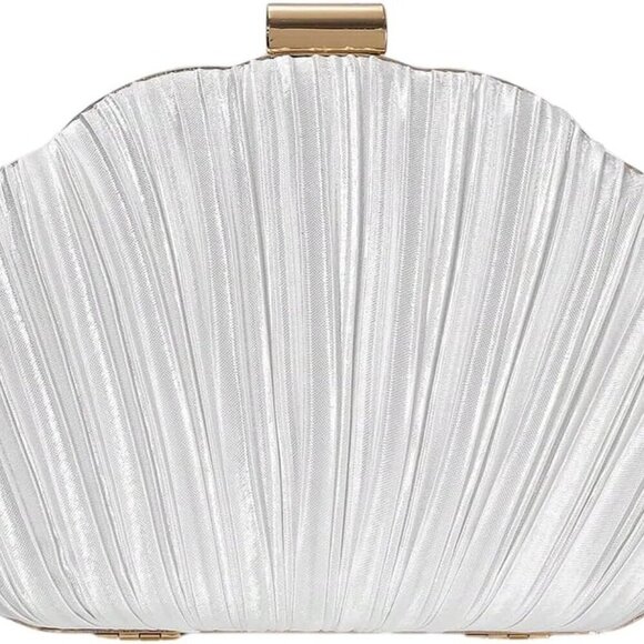 Women's Shell Shaped Clutch Purse Mini Crossbody Bag Evening Handbag